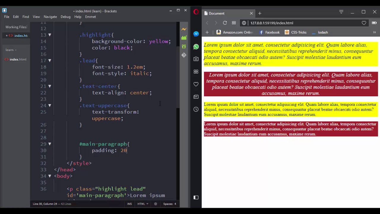 CSS ID Selector - YouTube